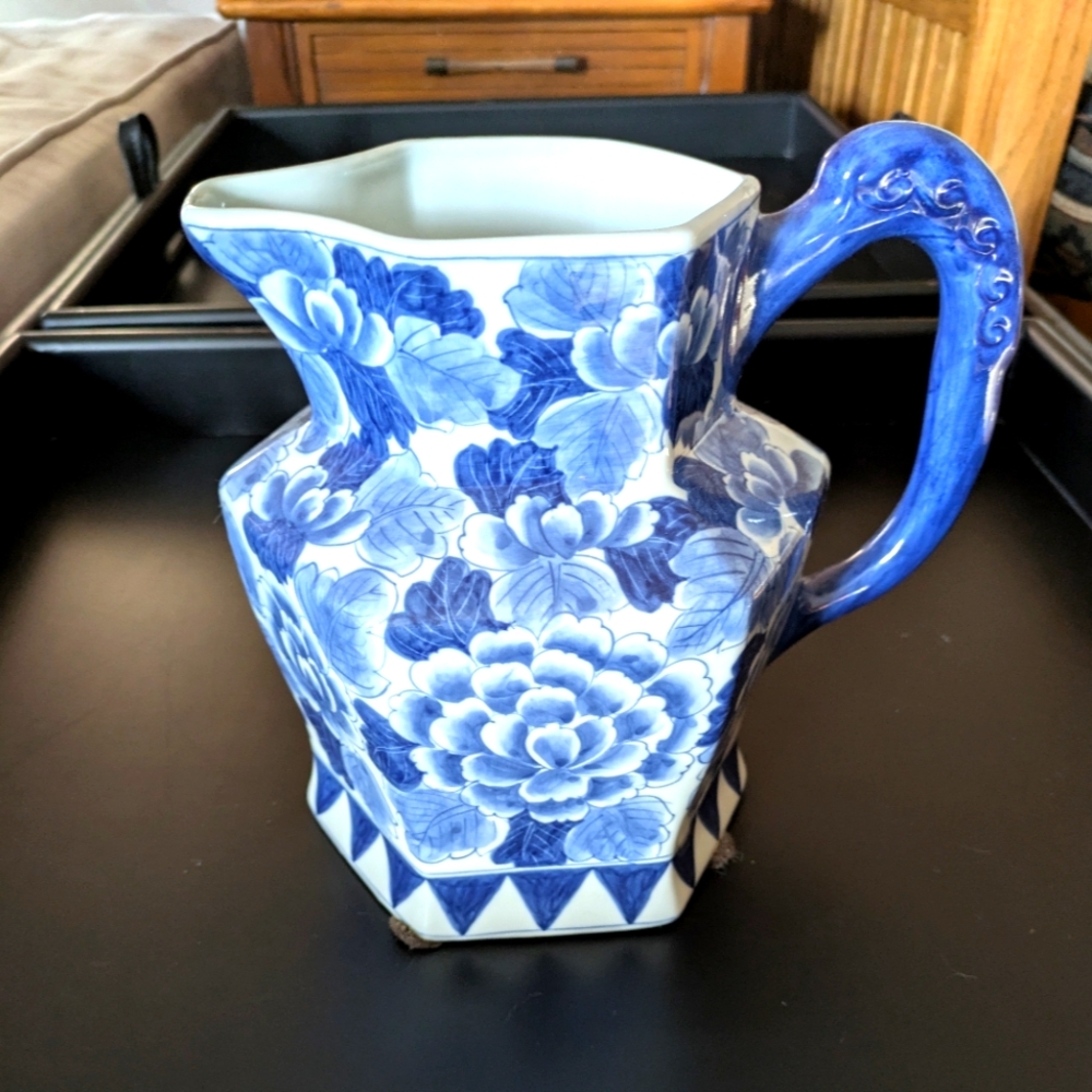 Vintage Maitland-Smith Ltd. Handmade  Pitcher.  Thailand.  Excellent Condition.